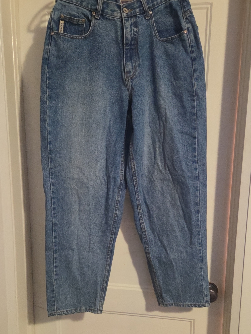 NAVADA Classic Womens Blue Denim Jeans - Casual Straight Fit